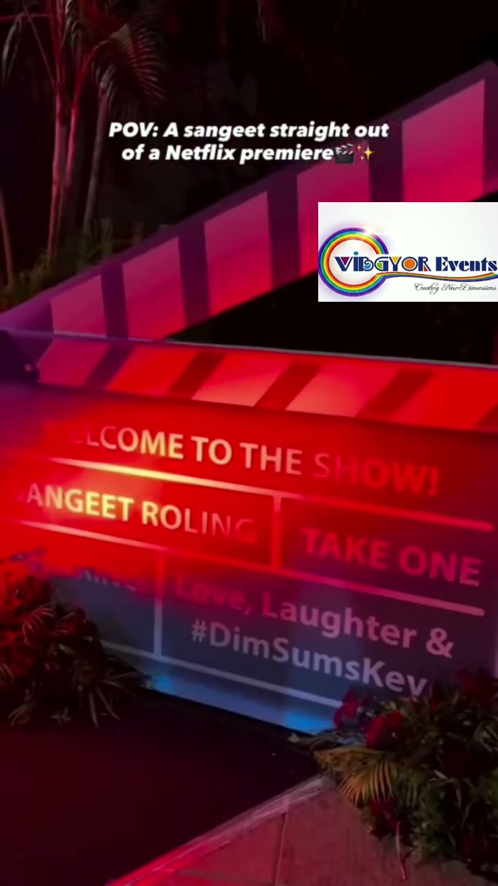 Sangeet, Take One — Cinema-themed sangeet