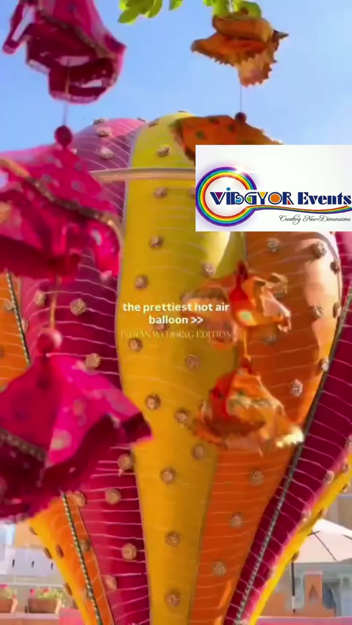 The Hot Air Balloon — Daytime function décor