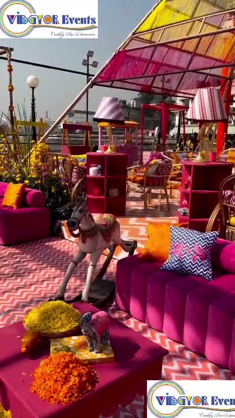 Marigold Terrace — Open-air haldi lounge