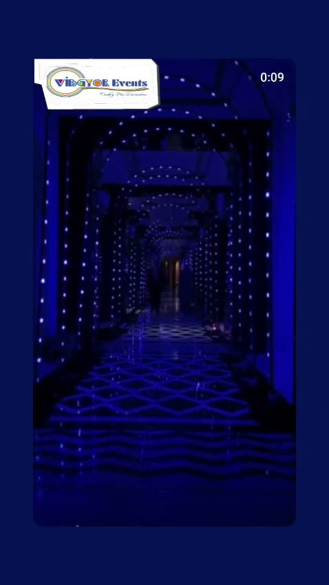 The Blue Light Tunnel — Guest walkway
